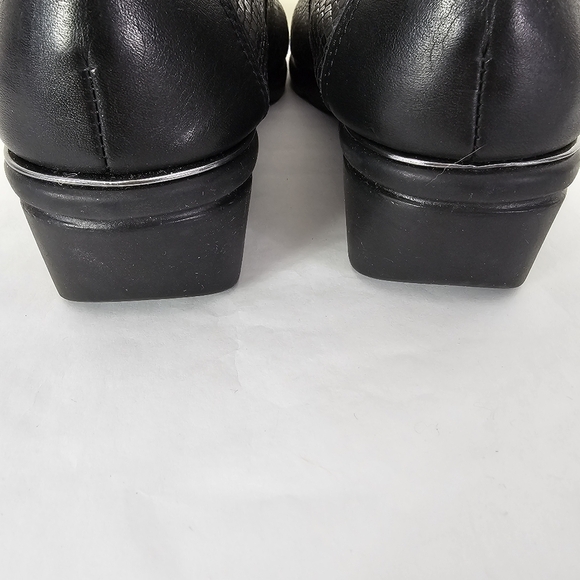 The FLEXX Baleriny Black and Silver Metallic Wedge Shoe Size 7 - Picture 9 of 12